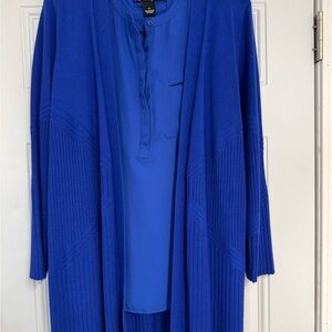 Royal Blue Sweater Set